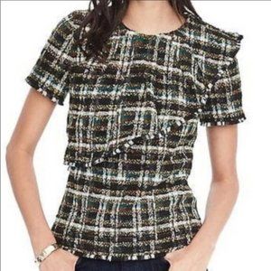 NWT Banana Republic Clarenson ruffle top